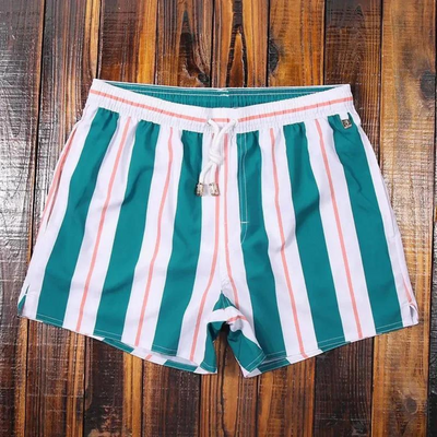 Short de bain homme – Coupe décontractée – Séchage rapide – Tissu respirant – Taille élastique avec cordon