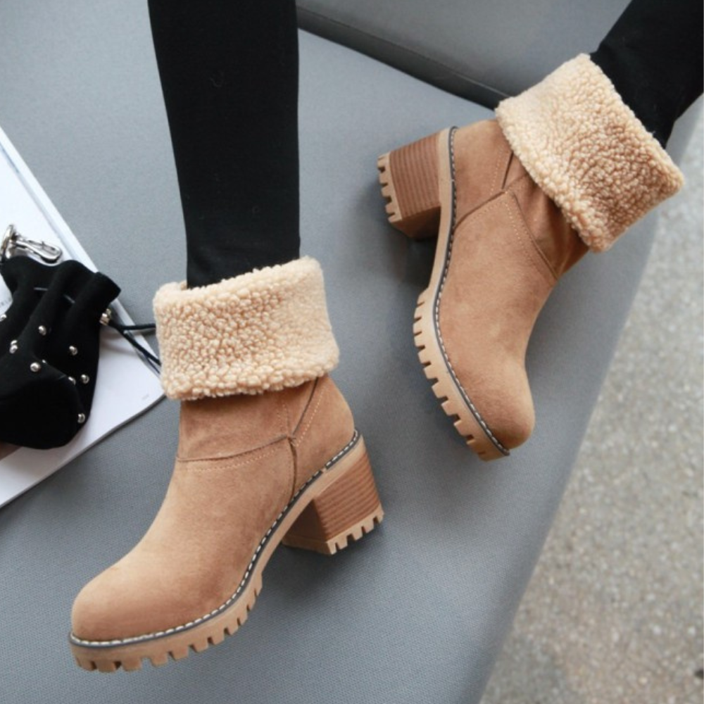 Allison | Bottes doublées avec talon