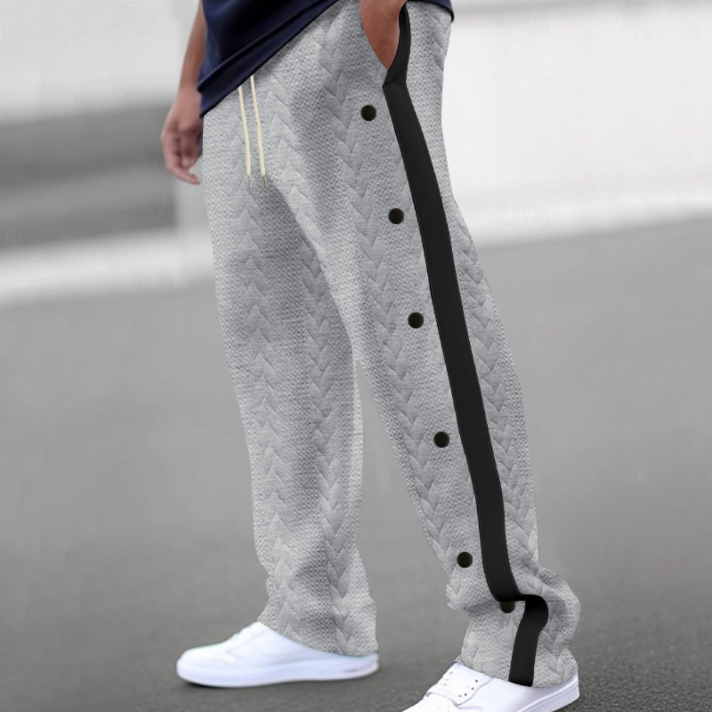 Christos - Pantalon pour homme confortable et élégant avec une ceinture souple