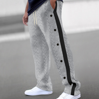 Christos - Pantalon pour homme confortable et élégant avec une ceinture souple