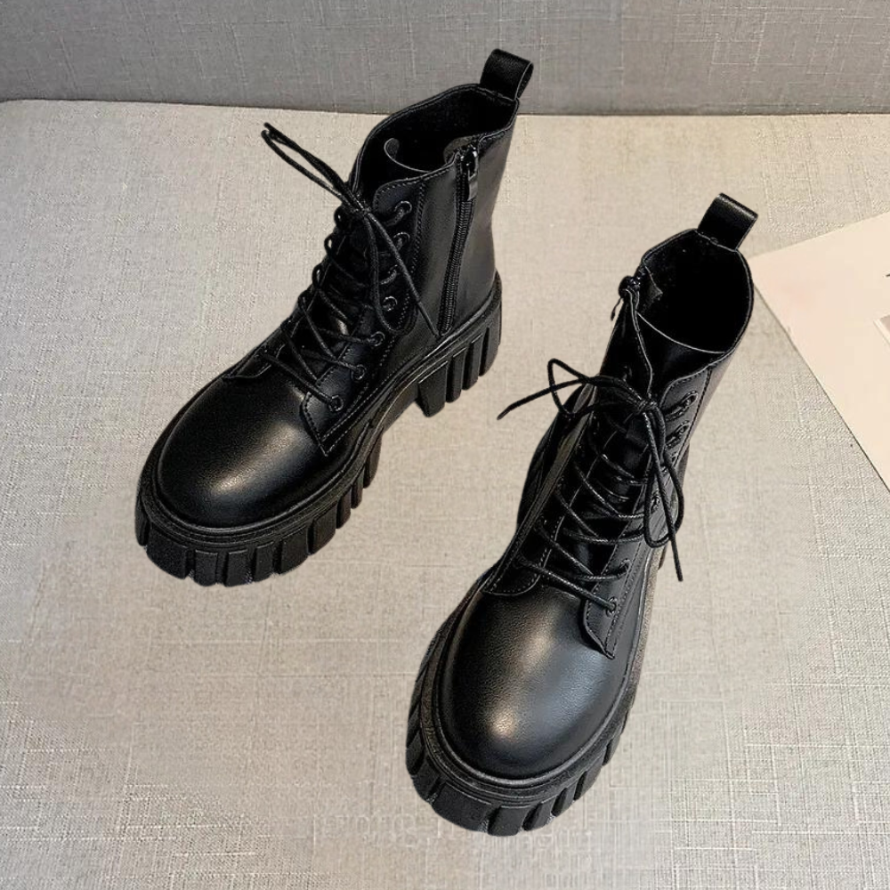 Venetia - Bottes élégantes pour femmes avec lacets et fermeture éclair