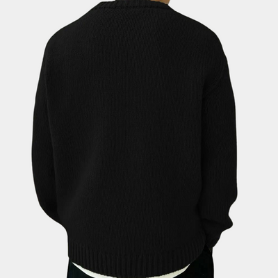 Audrick - Pull en tricot à manches longues élégant et confortable pour hommes