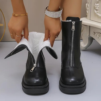 KAILANI - Bottes d'Hiver Élégantes avec Fermeture Éclair pour Femmes