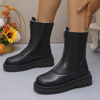 KAILANI - Bottes d'Hiver Élégantes avec Fermeture Éclair pour Femmes