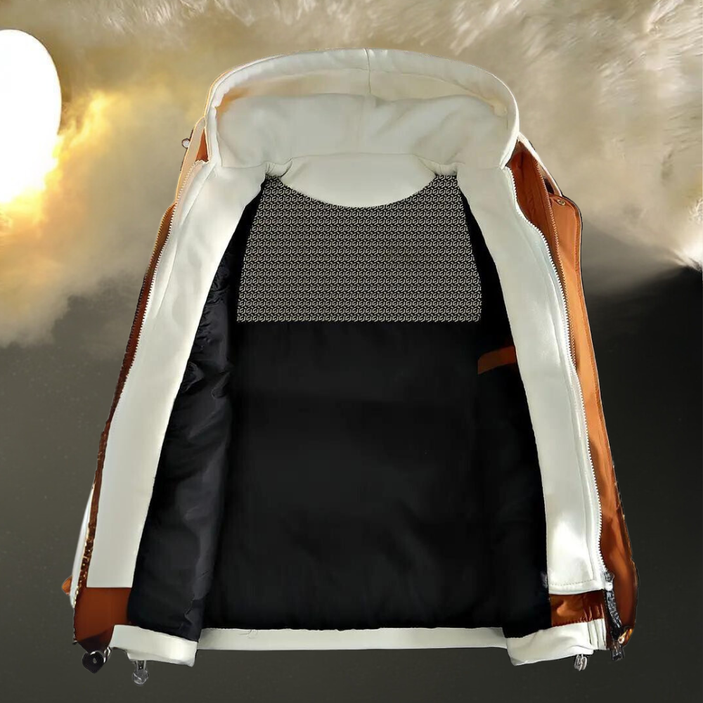 Cardigan à capuche élégant et décontracté pour hommes de FRANK