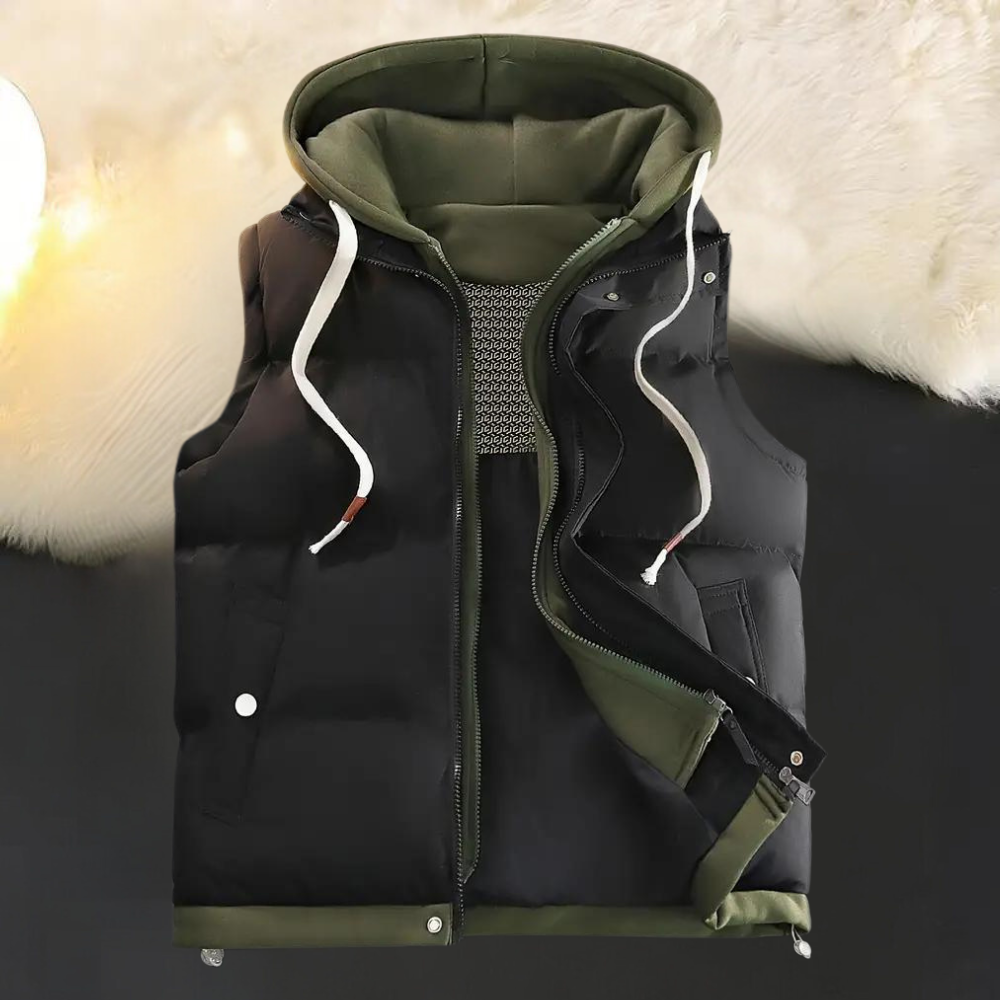 Cardigan à capuche élégant et décontracté pour hommes de FRANK