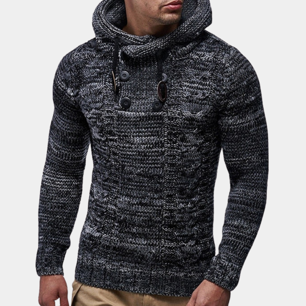 BRUCE - Sweat à capuche élégant et fonctionnel pour hommes