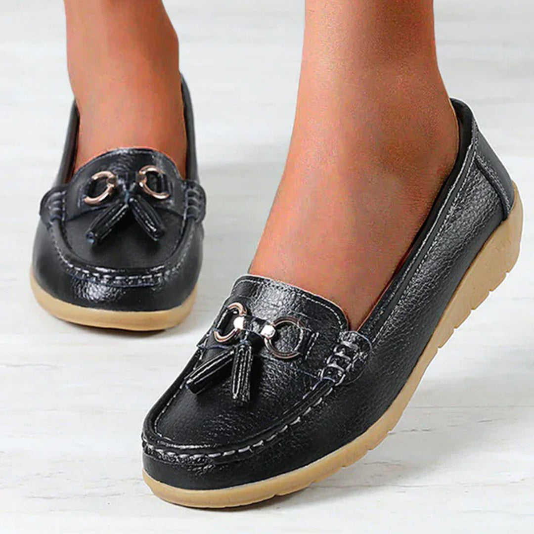 Carlla - Mocassins élégants en cuir pour femmes