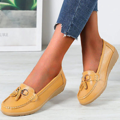 Carlla - Mocassins élégants en cuir pour femmes