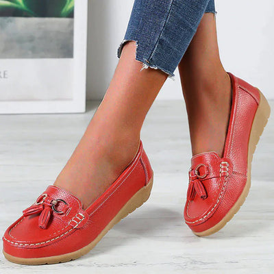 Carlla - Mocassins élégants en cuir pour femmes
