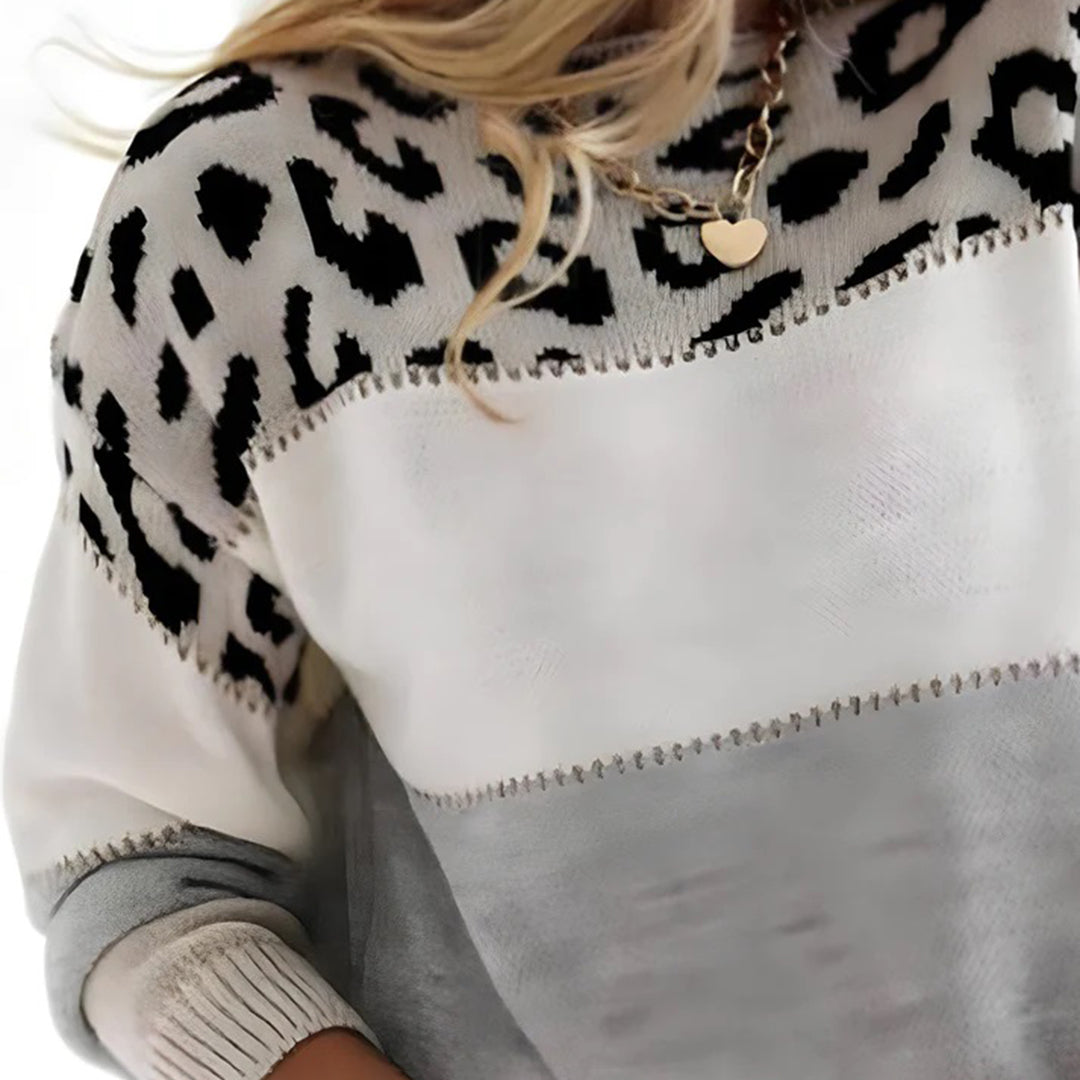 Freja™ | Pull Imprimé Léopard