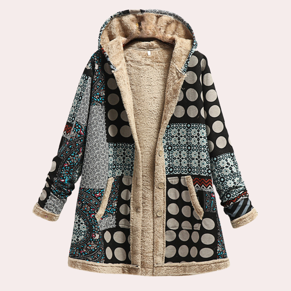 LUCIA - Manteau d'Hiver à Capuche Tendance pour Femmes