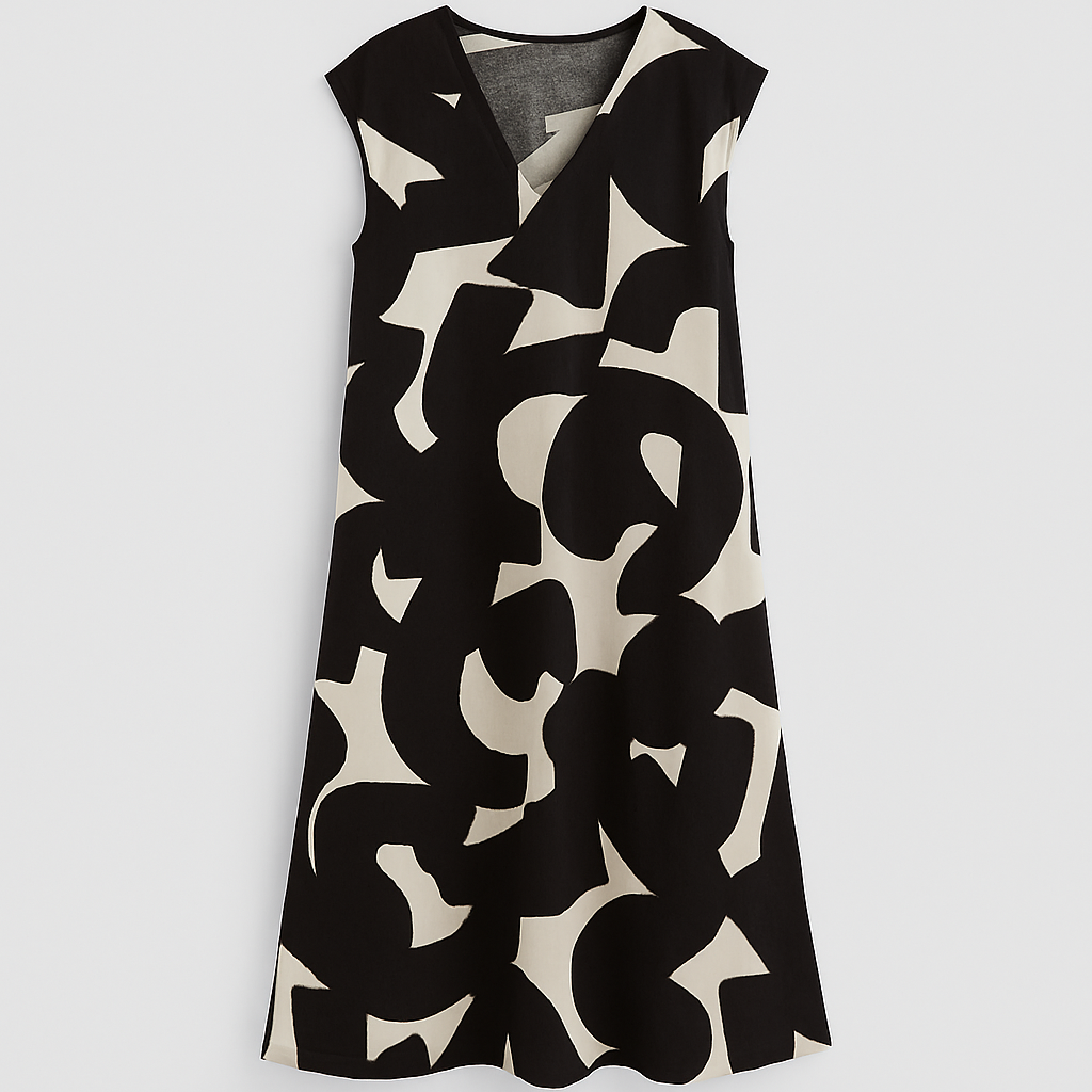 STÉPHANIE | robe à col en V