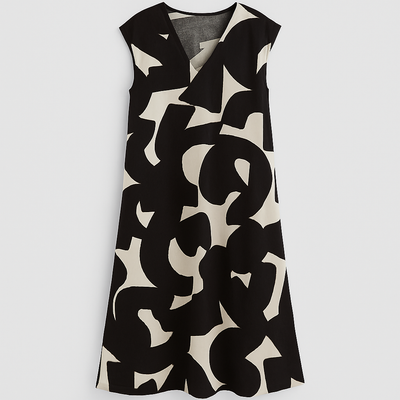 STÉPHANIE | robe à col en V