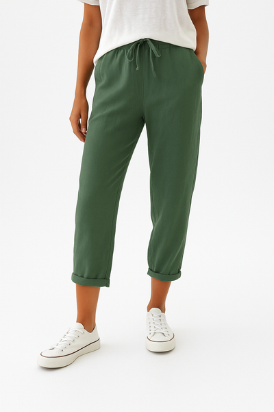 Le pantalon Weekender | Mélange de lin respirant