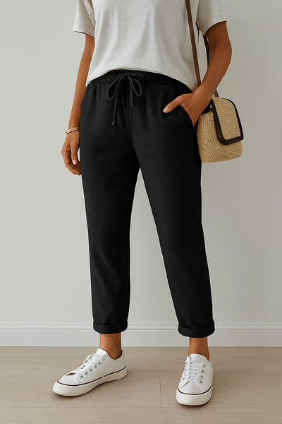 Le pantalon Weekender | Mélange de lin respirant