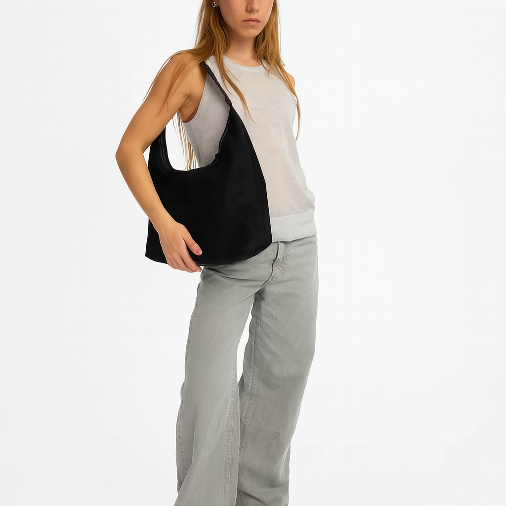 EVERA | Fourre-tout en daim végétal imperméable