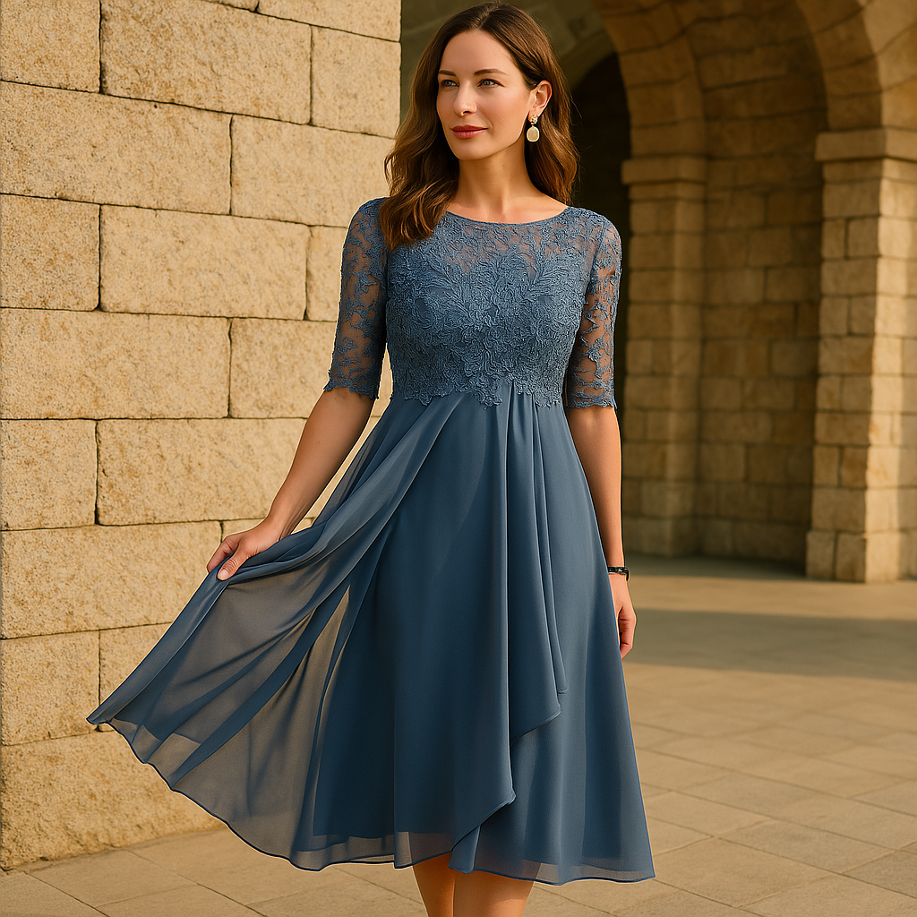 Chantal | Robe D'Invitée De Mariage Pour Femme | Mini