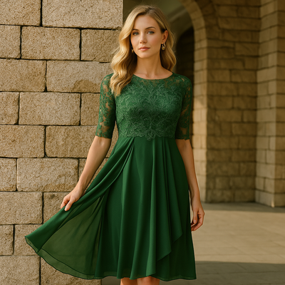 Chantal | Robe D'Invitée De Mariage Pour Femme | Mini