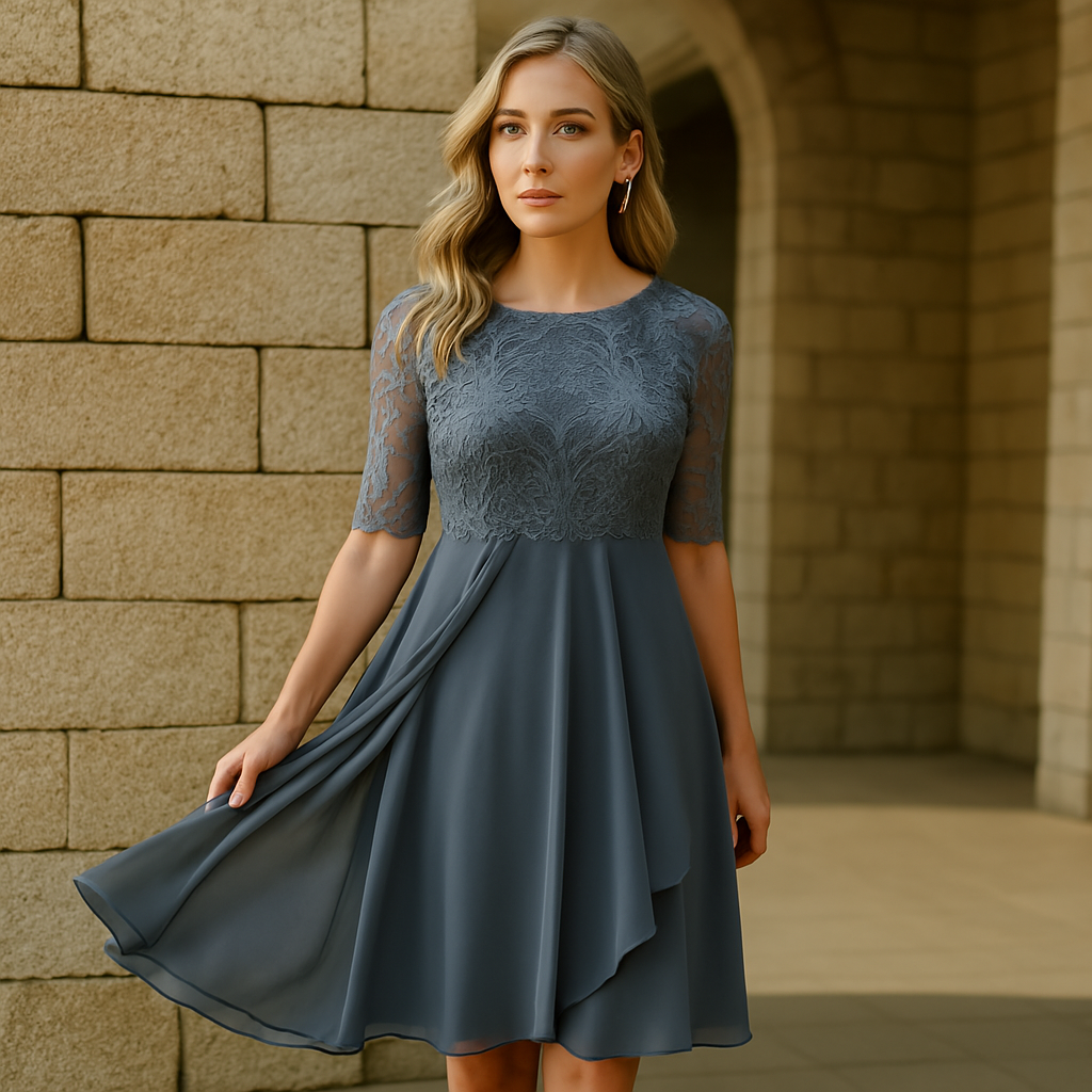 Chantal | Robe D'Invitée De Mariage Pour Femme | Mini