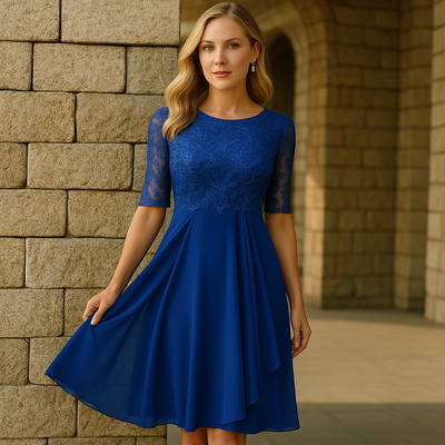 Chantal | Robe D'Invitée De Mariage Pour Femme | Mini