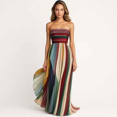 Claire | Robe Maxi Colorée