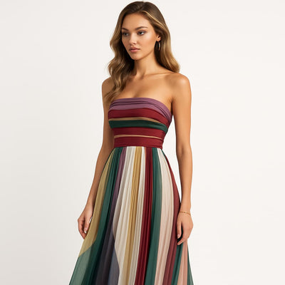 Claire | Robe Maxi Colorée