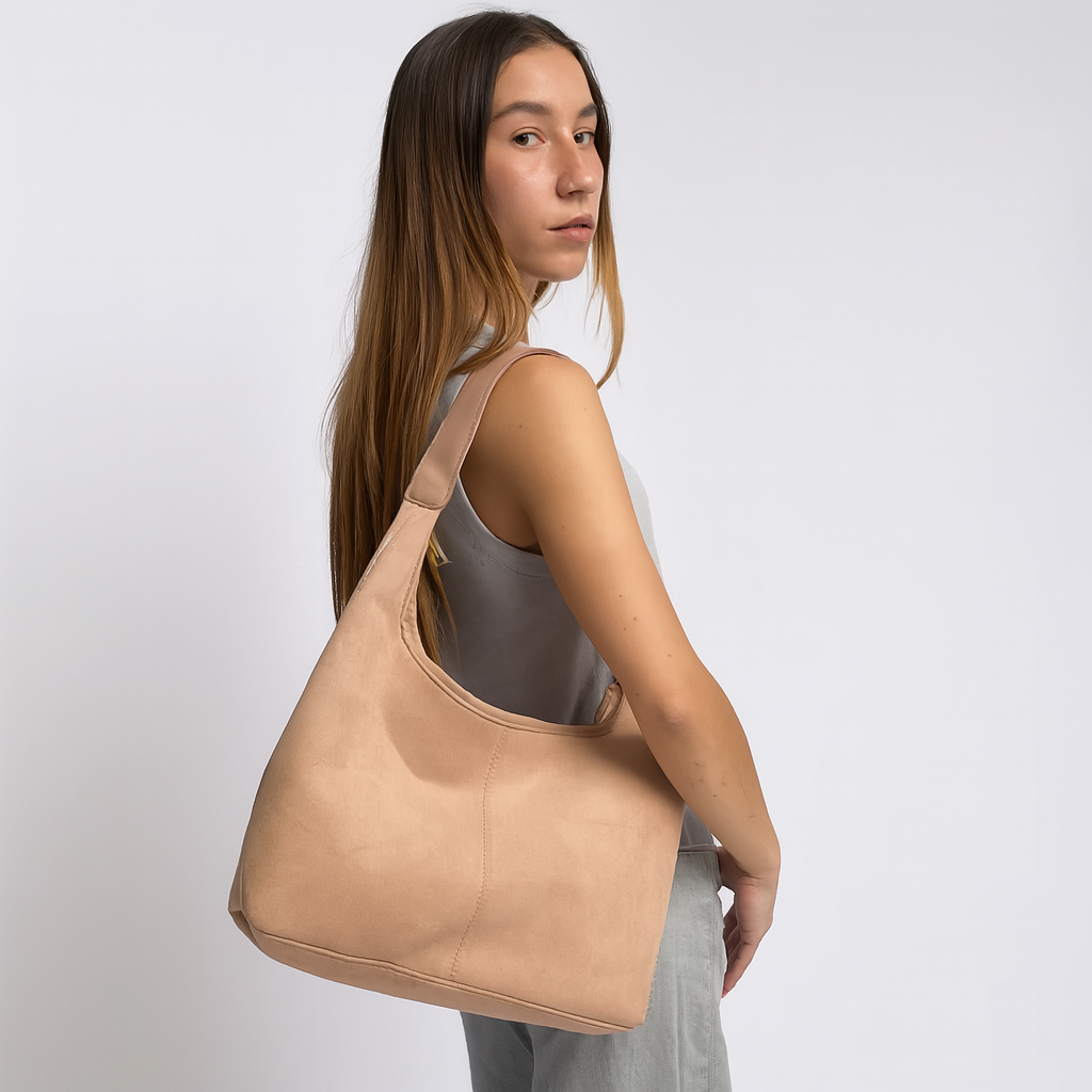 EVERA | Fourre-tout en daim végétal imperméable