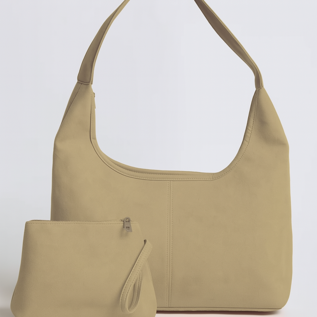 EVERA | Fourre-tout en daim végétal imperméable