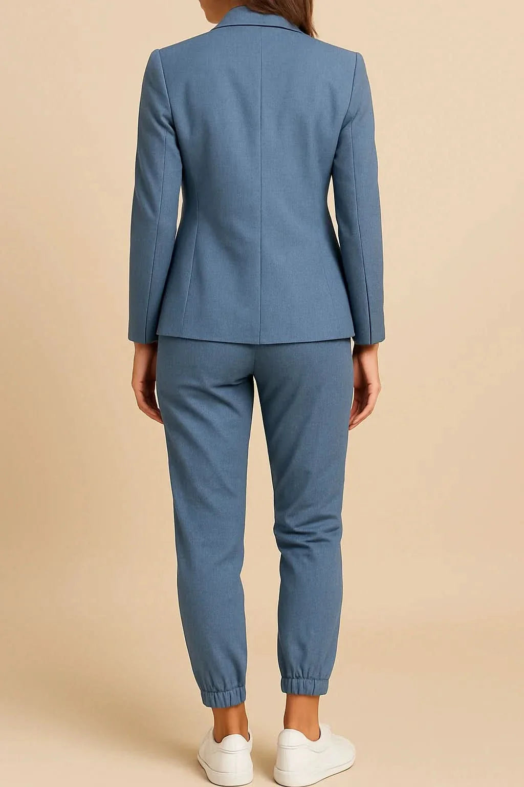 Morgane™ | Marine Ensemble Tailleur Décontracté