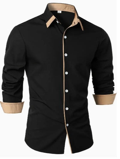 Homme Langarm Blanche Chemise – Cordell