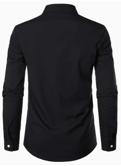 Homme Langarm Blanche Chemise – Cordell
