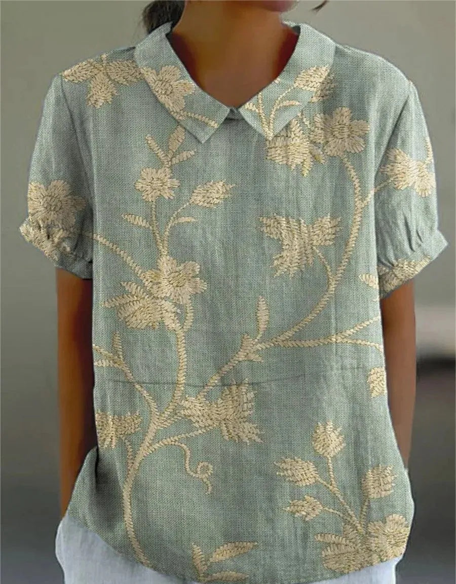 Femme Tunique Fluide Blouse – Bridgette