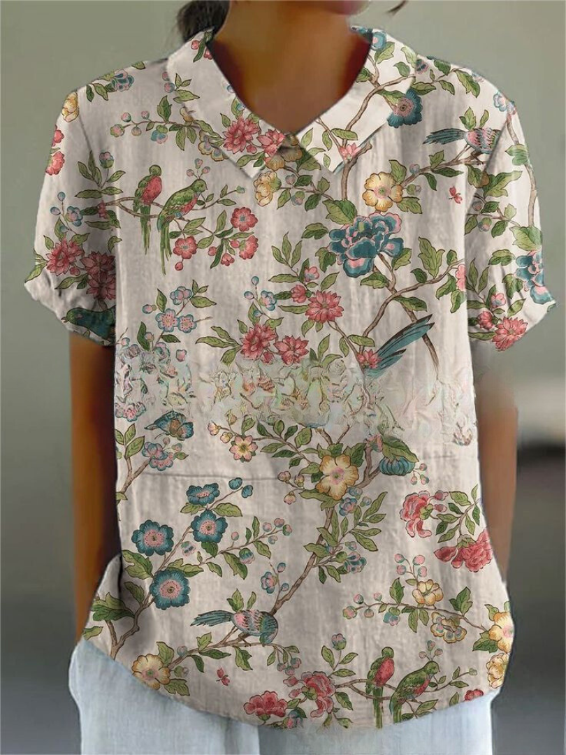 Femme Tunique Fluide Blouse – Bridgette
