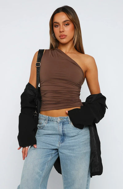 Florence | Top Une Épaule Pour Femme | Chic