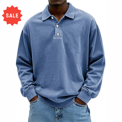 Lennart™ | Polo décontracté à manches longues pour hommes