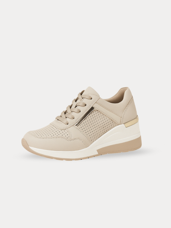 Sneakers Compensées | Perforées Chic | Confort Urbain
