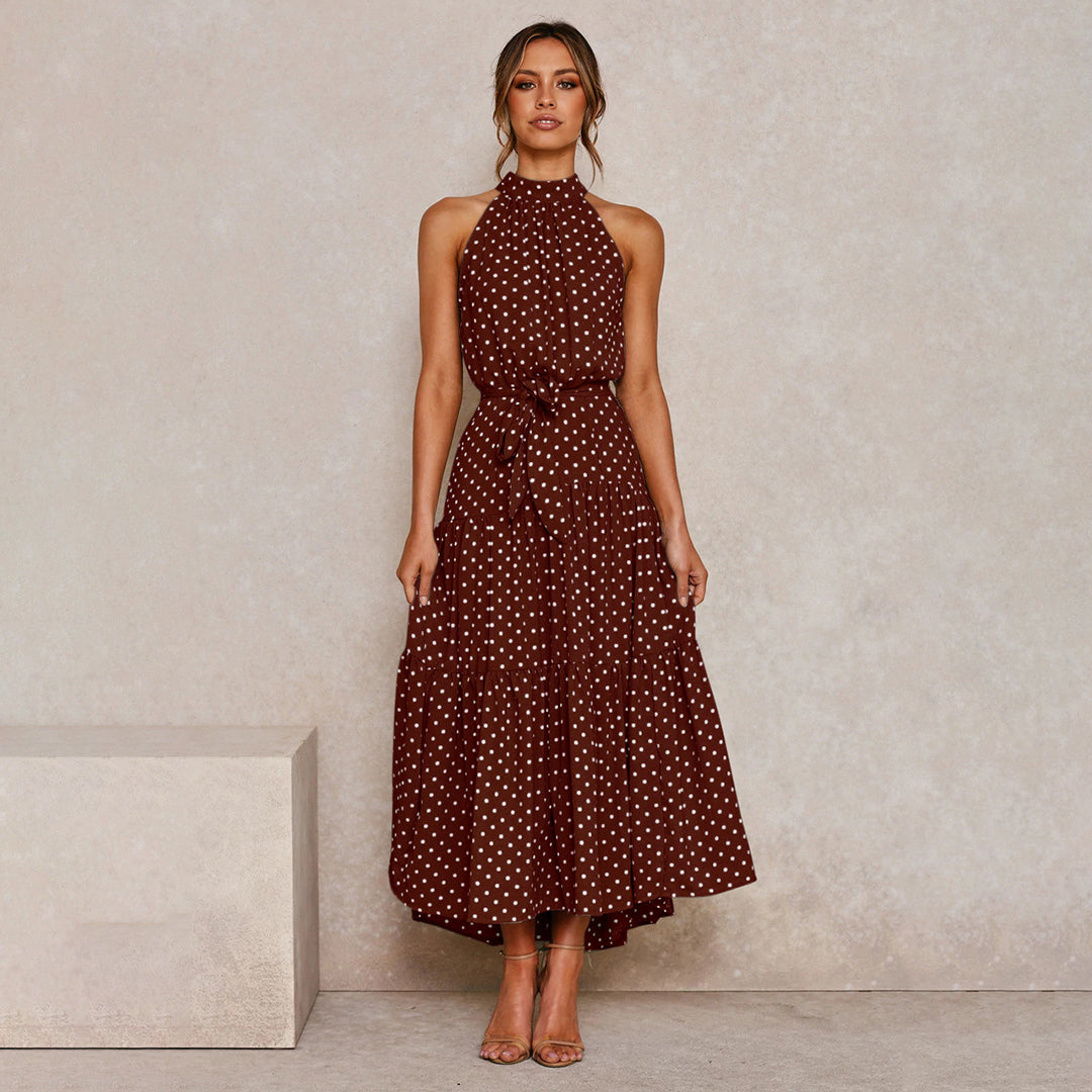 Aurélie | Robe Élégant Dos Nu Pour Femme | Midi