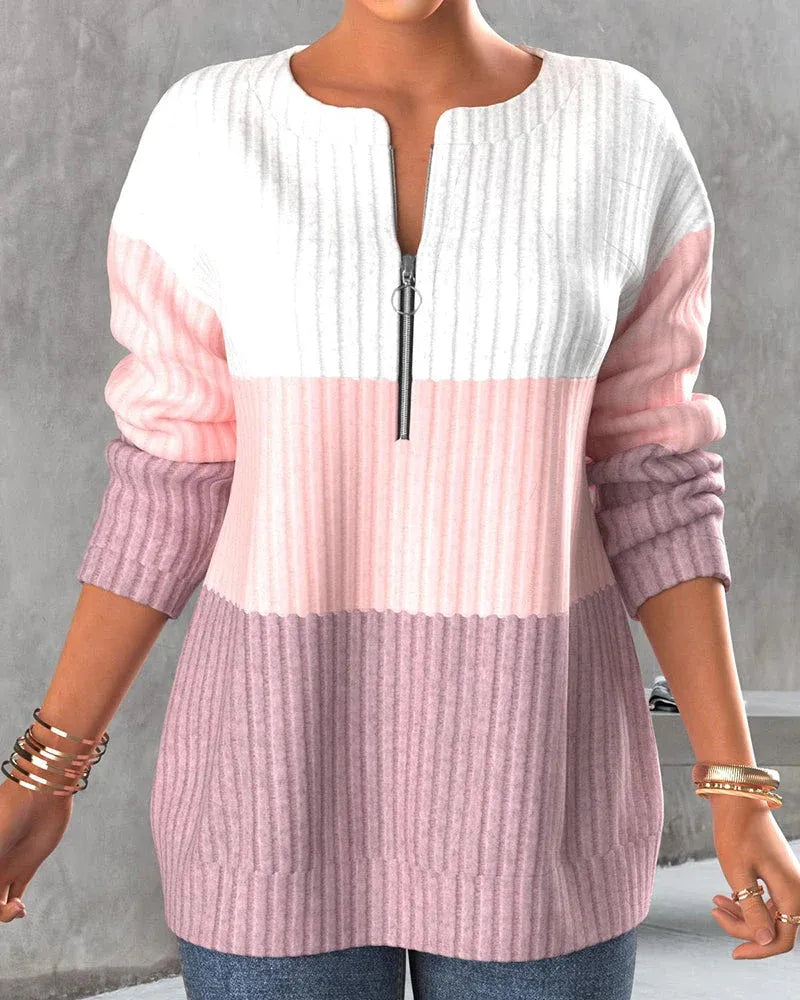 Frieda™ - Pull en tricot à manches longues super doux