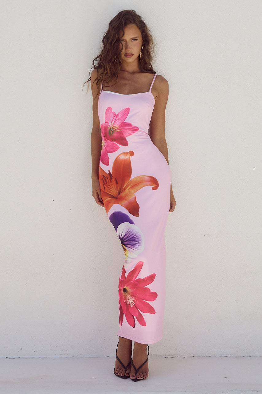 Inès - Robe Fleurie Élégante En Tissu Léger