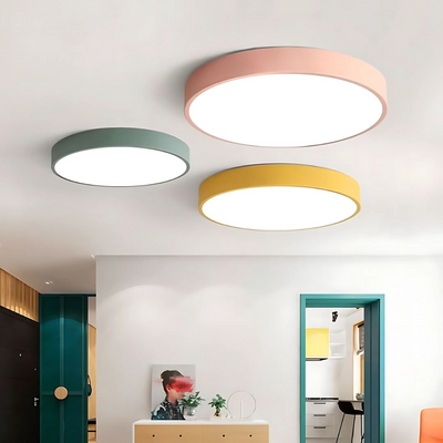 Delos - Plafonnier LED scandinave en bois