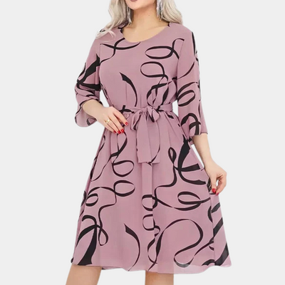 OFELIYA - Robe Midi Décontractée pour Femmes