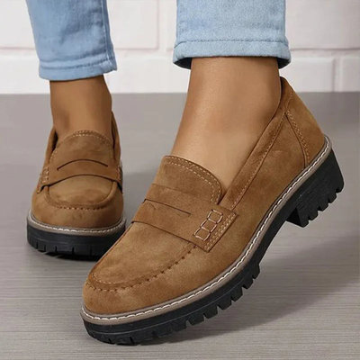 Mocassins pour femmes - semelle antidérapante - chaussons plats - décontractés