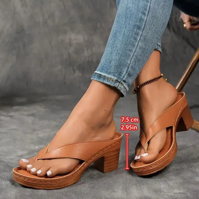 Morgane™ Chaussons Orthopédiques avec Talon