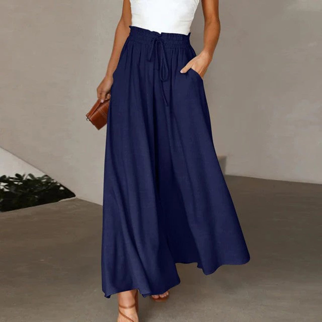 Emilie | Pantalon large femme | Eté