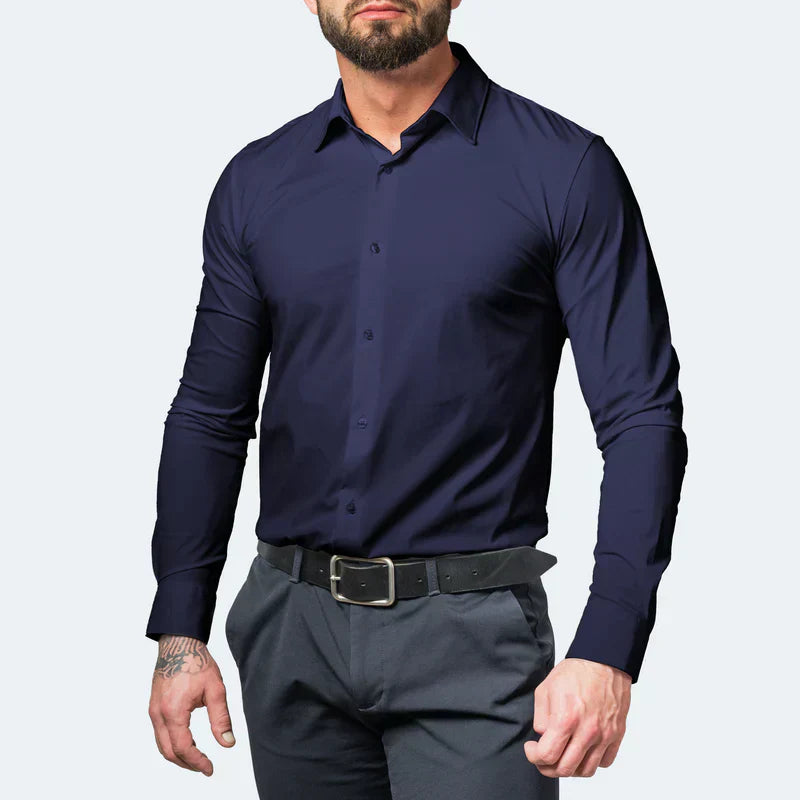 Riviera Paris™ | Chemise Infroissable à Coupe Ajustée