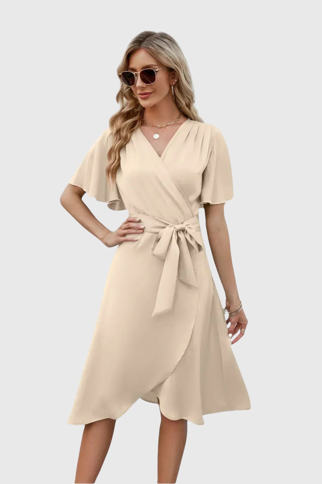 ELIA™ | Robe d’Été à Col V