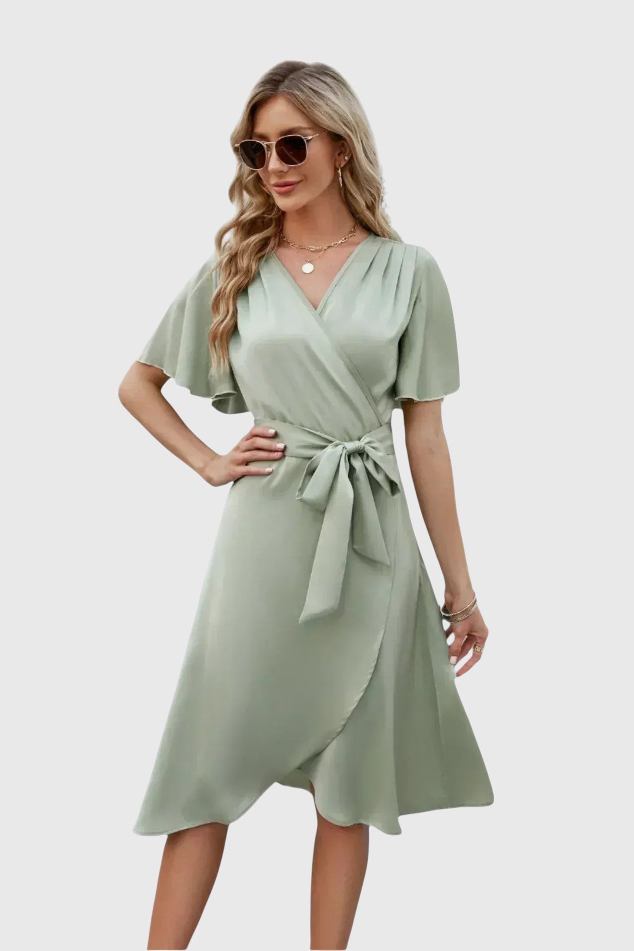 ELIA™ | Robe d’Été à Col V