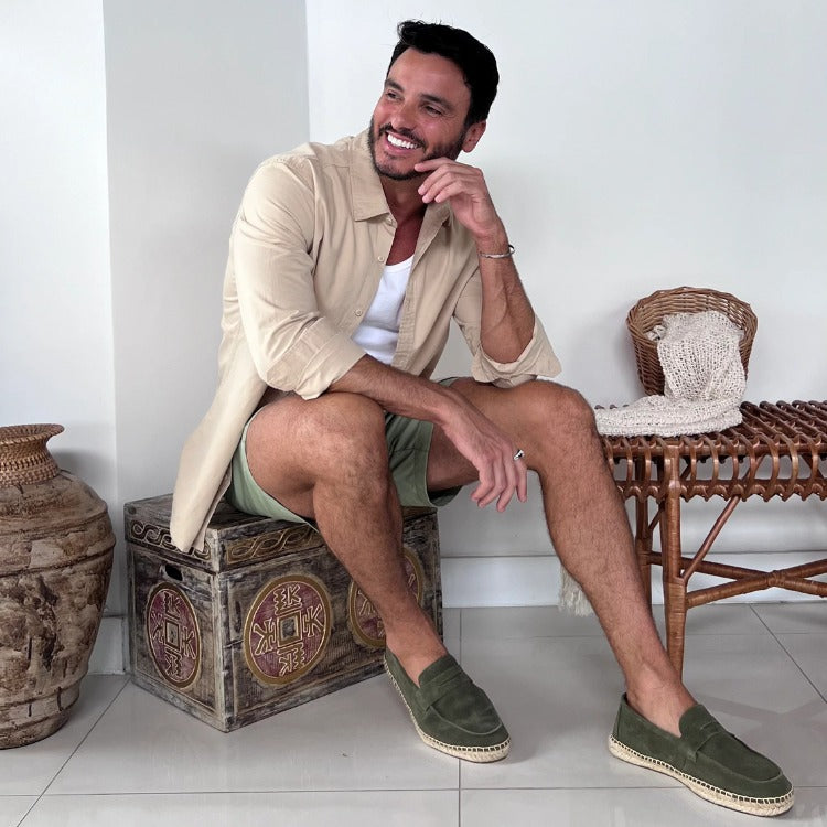 Mocassin espadrille pour hommes