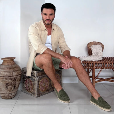 Mocassin espadrille pour hommes